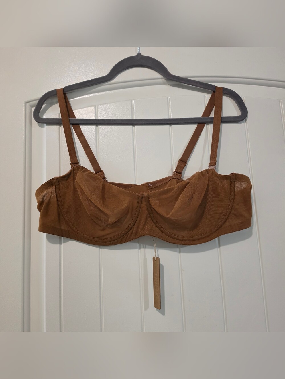 SKIMS Ultra Fine Mesh Strapless Underwire Bra - 44A